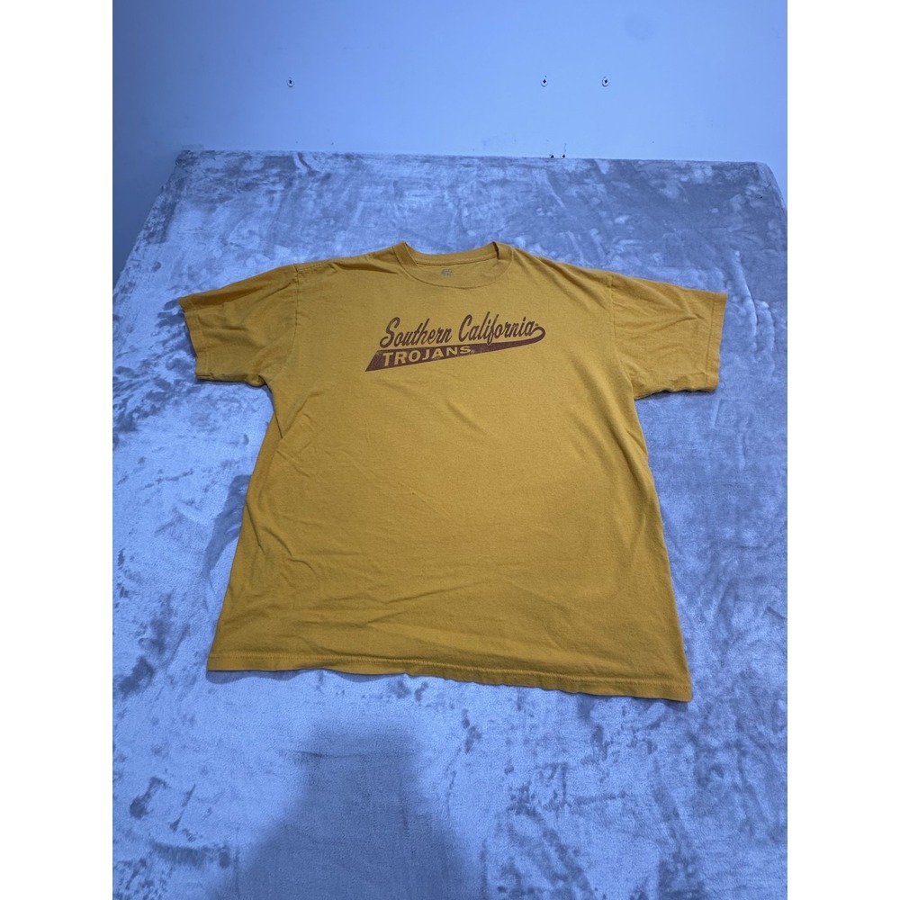 Southern California‎ Trojans USC T-Shirt Men's Size XL Yellow Short Sleeve EUC
